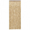 Insektenschutz-Vorhang Beige und Braun 56x185 cm Chenille