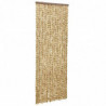 Insektenschutz-Vorhang Beige und Braun 56x185 cm Chenille