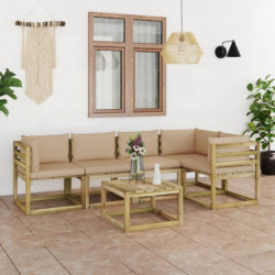 6-tlg. Garten-Lounge-Set...