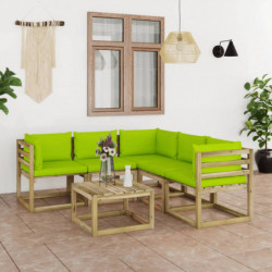 6-tlg. Garten-Lounge-Set...