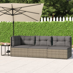 3-tlg. Garten-Lounge-Set...