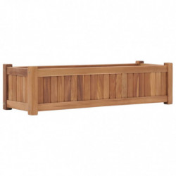 Hochbeet 100x30x25 cm Massivholz Teak