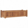 Hochbeet 100x30x25 cm Massivholz Teak