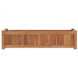 Hochbeet 100x30x25 cm Massivholz Teak