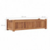 Hochbeet 100x30x25 cm Massivholz Teak