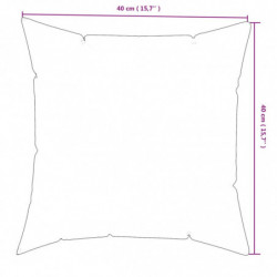 Zierkissen 4 Stk. Mehrfarbig 40x40 cm Stoff