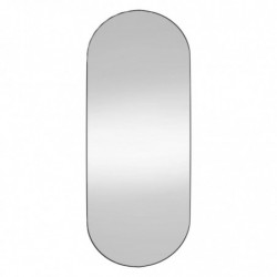 Wandspiegel 35x80 cm Glas Oval