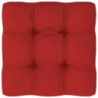 Palettensofa-Kissen Rot 70x70x10 cm