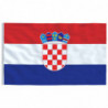 Flagge Kroatiens mit Mast 5,55 m Aluminium