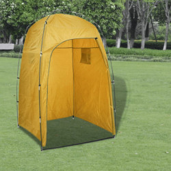 Tragbare Campingtoilette mit Zelt 10+10 L