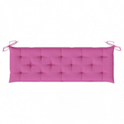 Bankauflage Rosa 150x50x7 cm Stoff