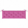 Bankauflage Rosa 150x50x7 cm Stoff