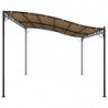 Markise Taupe 4x3 m 180 g/m² Stoff und Stahl