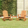 3-tlg. Garten-Lounge-Set Adirondack Massivholz Akazie