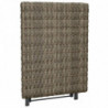 Klapptisch Grau 45x35x32 cm Poly Rattan