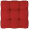 Palettensofa-Kissen Rot 80x80x10 cm
