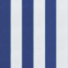 Stuhlkissen 6 Stk. Blau & Weiß Gestreift 50x50x7 cm Stoff