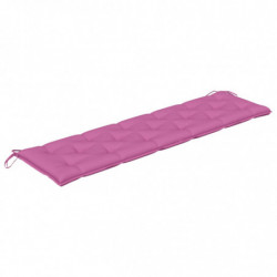 Bankauflage Rosa 180x50x7 cm Stoff