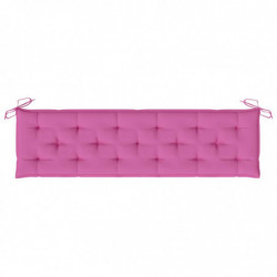 Bankauflage Rosa 180x50x7 cm Stoff