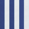 Stuhlkissen 4 Stk. Blau & Weiß Gestreift 50x50x7 cm Stoff