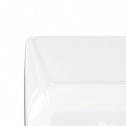 Waschbecken Weiß 48x37x13 cm Keramik Rechteckig