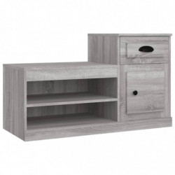 Schuhschrank Grau Sonoma 100x42x60 cm Holzwerkstoff