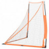 Baseball-Netz Tragbar Orange Schwarz 183x182x183 cm Stahl