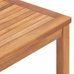 Garten-Esstisch 160x80x77 cm Teak Massivholz