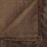 Decke Kakaobraun 200x240 cm Polyester
