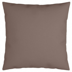 Zierkissen 4 Stk. Taupe 40x40 cm Stoff