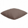 Zierkissen 4 Stk. Taupe 40x40 cm Stoff