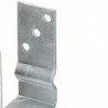 Pfostenträger 6 Stk. Silbern 12×6×15 cm Verzinkter Stahl