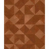 Topchic Tapete Graphic Shapes Facet Metallic-Orange