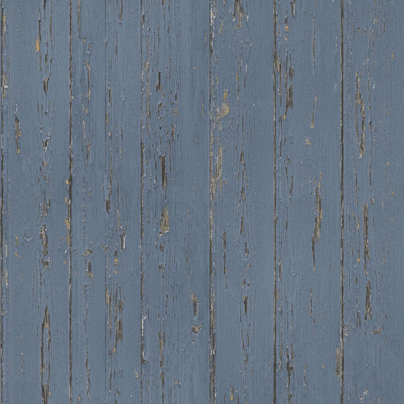 Homestyle Tapete Old Wood Blau