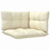 3-Sitzer-Gartensofa Benjamin mit Creme Kissen Massivholz Kiefer