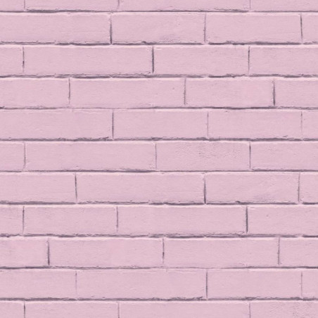 Good Vibes Tapete Brick Wall Rosa