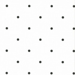 Fabulous World Tapete Dots Weiß und Schwarz 67105-3