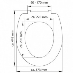 SCHÜTTE Toilettensitz mit Soft-Close-Funktion FROG KING