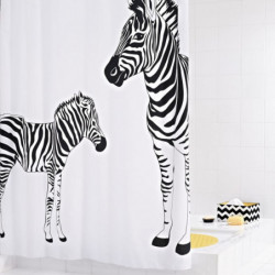RIDDER Duschvorhang Zebra...