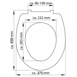 SCHÜTTE Toilettensitz mit Absenkautomatik WOOD HEART Duroplast Bedruckt