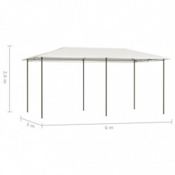 Pavillon Werner 3x6x2,6 m Creme 160 g/m²