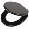 Tiger Toilettensitz Leatherlook MDF Schwarz 252540746