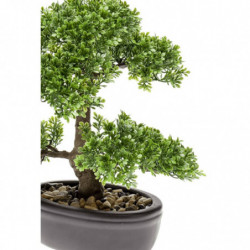 Emerald Kunstpflanze Bonsai Mini-Ficus Grün 32 cm 420002