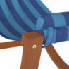 Schaukelhängematte für Kinder Blau Streifen Stoff