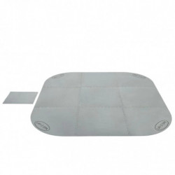 Lay-Z-Spa Pool-Bodenschutzfliesen 10 Stk. Grau 216x216 cm