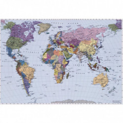 Komar Fototapete World Map...