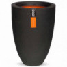 Capi Vase Urban Smooth Elegant Niedrig 36x47 cm Schwarz KBL782