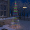 Weihnachtskegelbaum 330 Bunte LEDs Dekoration 100x300 cm