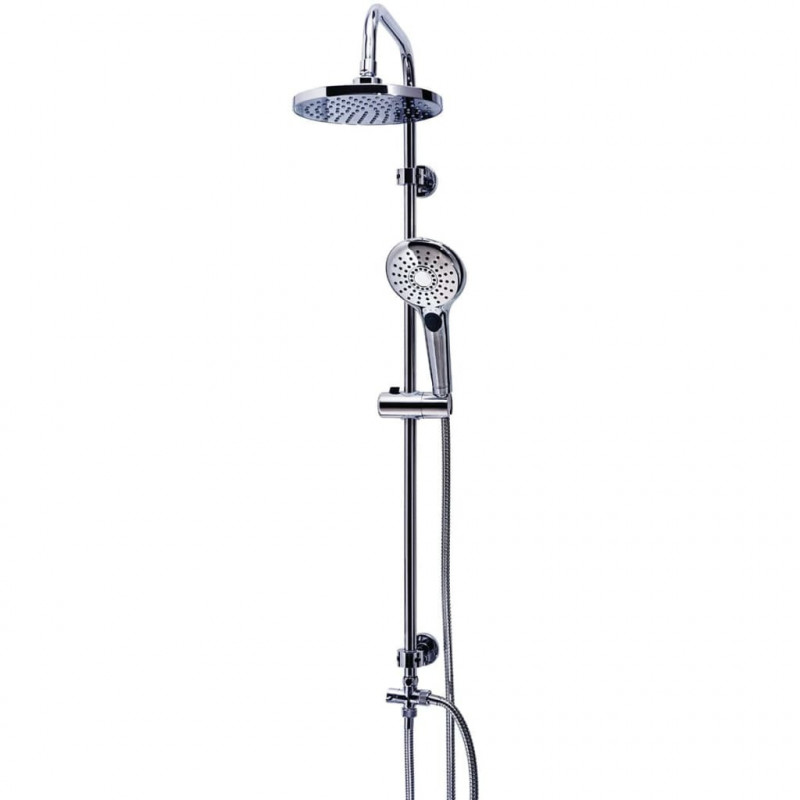 RIDDER Regendusche-Set mit Massage-Duschkopf Bahamas Chrom 91440