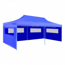Pop-Up-Partyzelt Xenophon Faltbar Blau 3×6 m